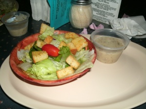 Best salad in the world at Memphis Pizza Cafe